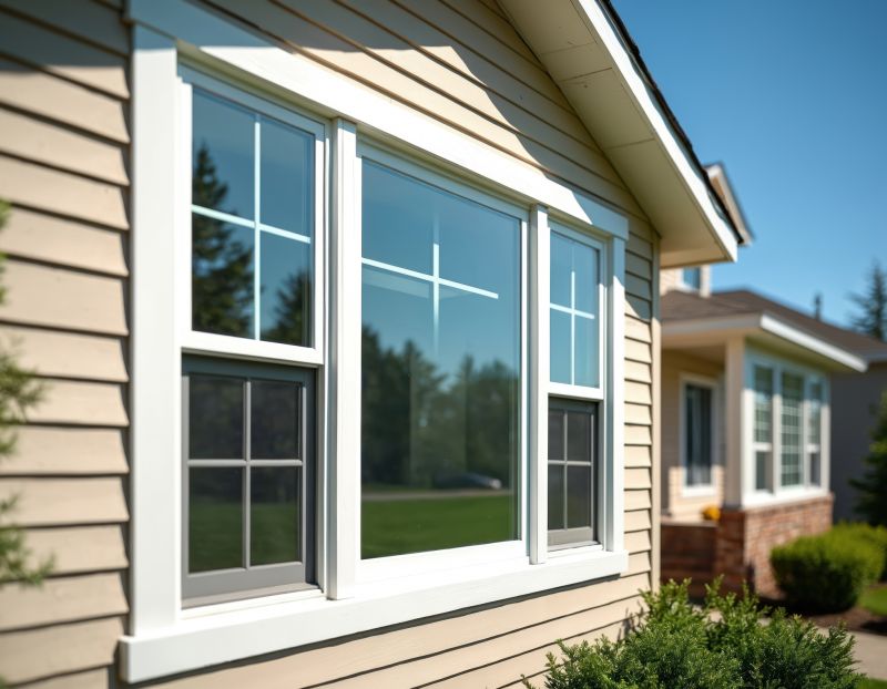Double-Hung Window on Front Facade